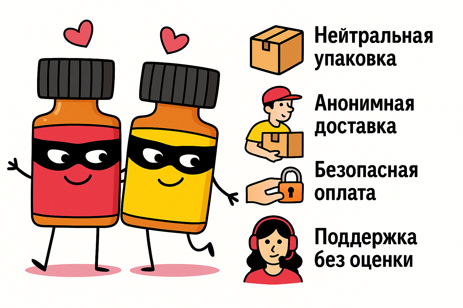 Анонимная доставка попперсов в Архангельске